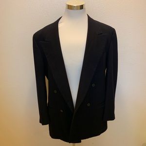 Gianni Versace blazer L Blue Wool Vintage Rodeo Dr